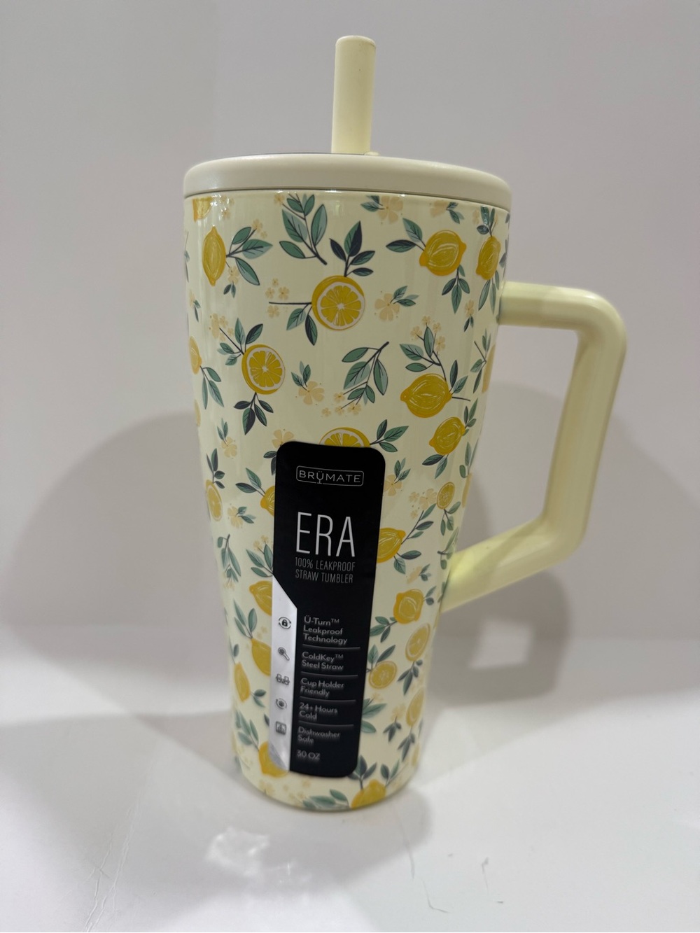 Brumate Era 30oz Limoncello Lemon Floral Print NWT